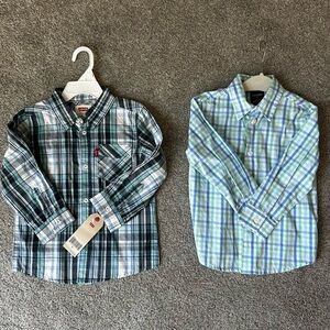 Toddler 3T long sleeve button up shirts
